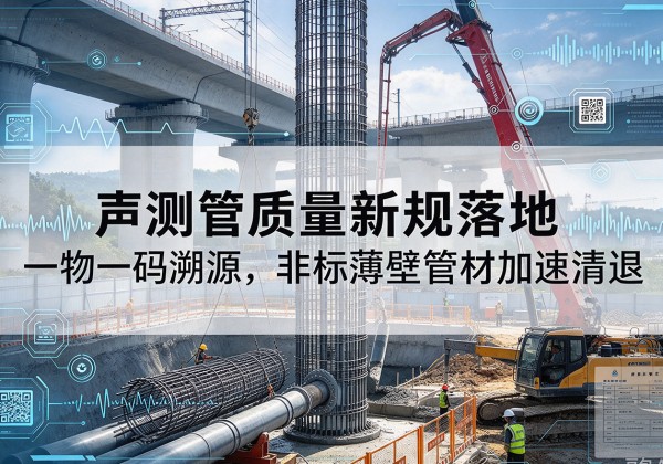 隆德声测管质量新规落地，一物一码溯源，非标薄壁管材加速清退
